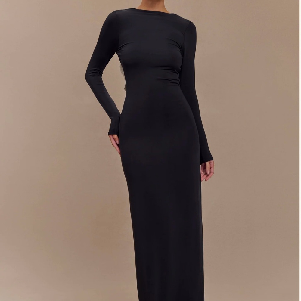 Brand New Elegant Black Long Sleeve Dress